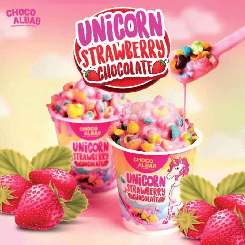 Unicorn Strawberry Chcolate